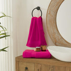 Hot Pink Bath 6 Piece Towel Set