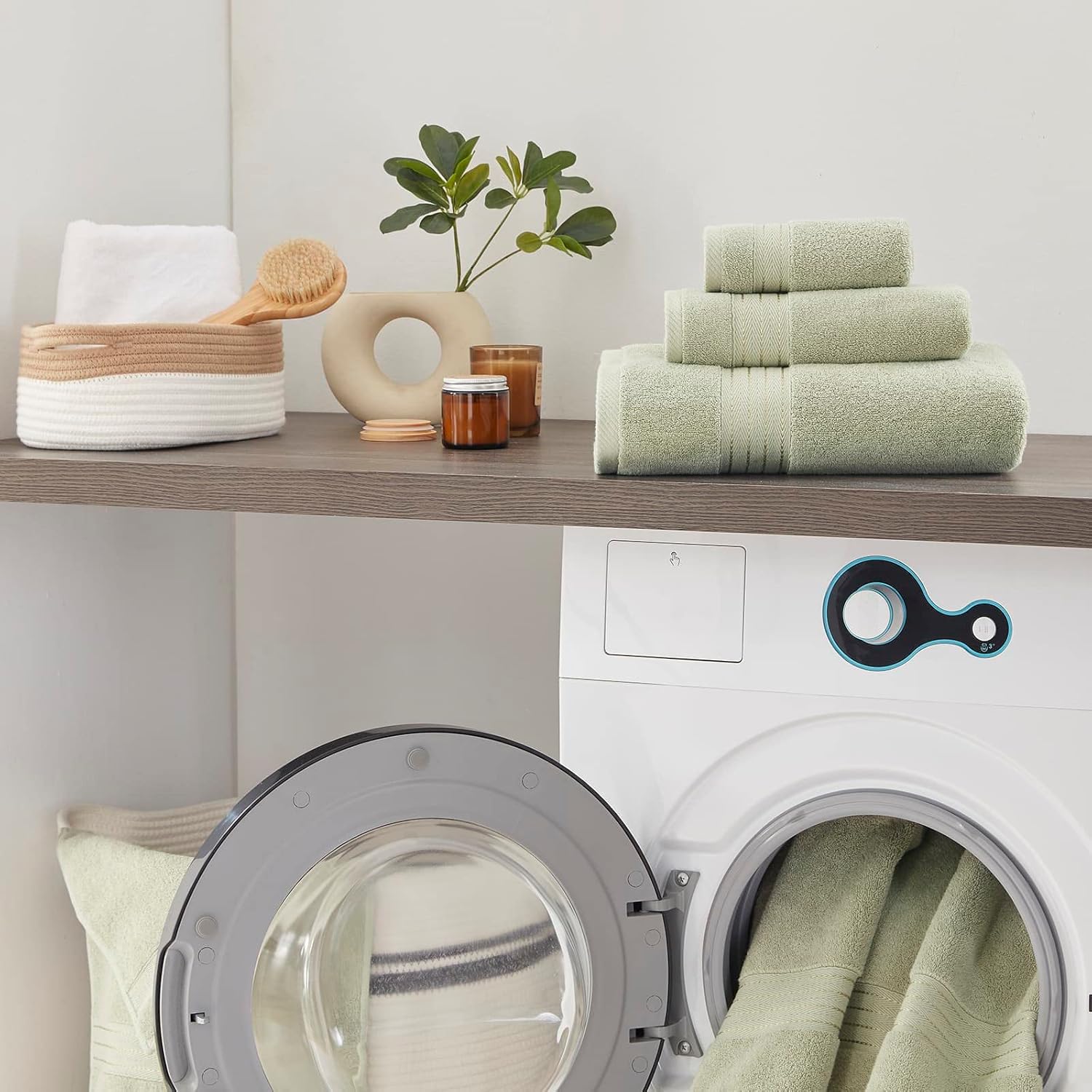 Green-desert Sage Green Bath 6 Piece Towel Set