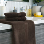Brown Bath 6 Piece Towel Set