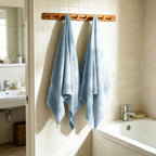 Light Blue 4 Piece Luxury Bath Towels
