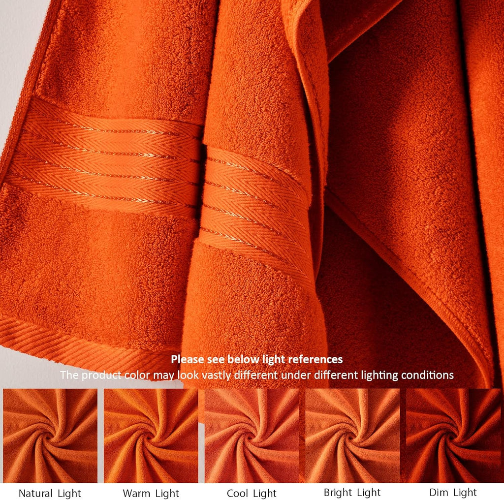 Harvest Pumpkin Orange 6 Piece Towel Set