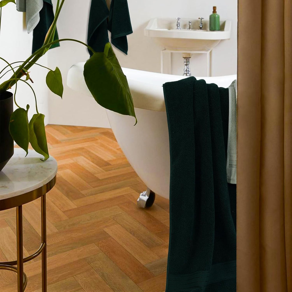 Green-deep Forest Green 6 Piece Towel Set