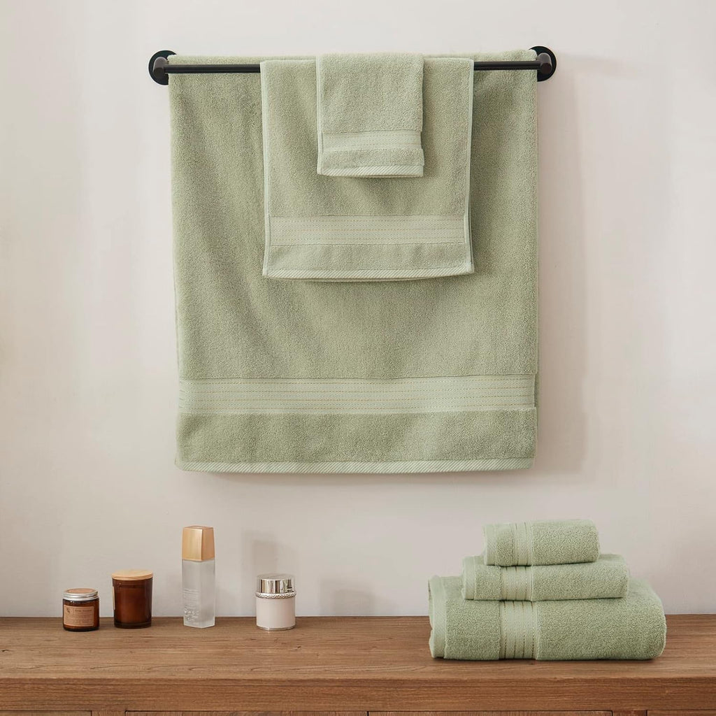 Green-desert Sage Green Bath 6 Piece Towel Set