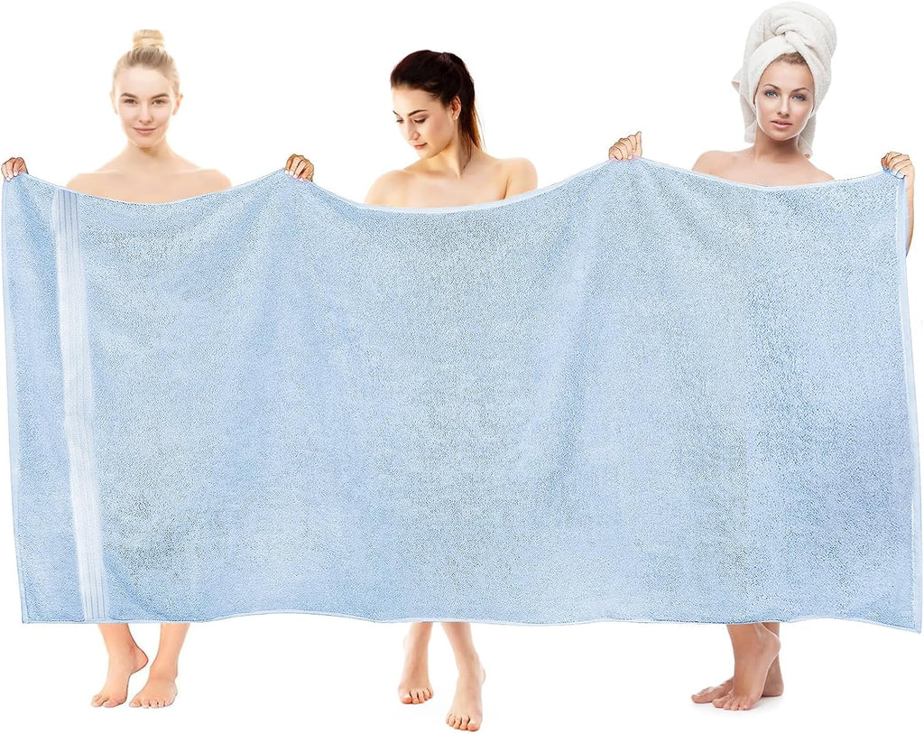 Light Blue Towel Sets for Bathroom 6Pcs