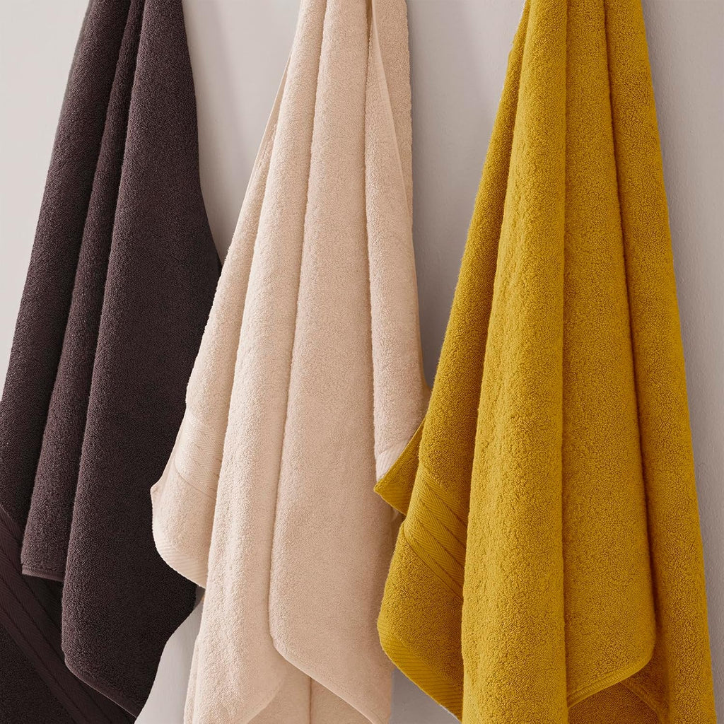 Beige Bathroom Towel Set 6Pcs