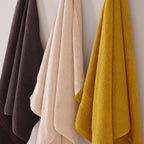 Beige Bathroom Towel Set 6Pcs