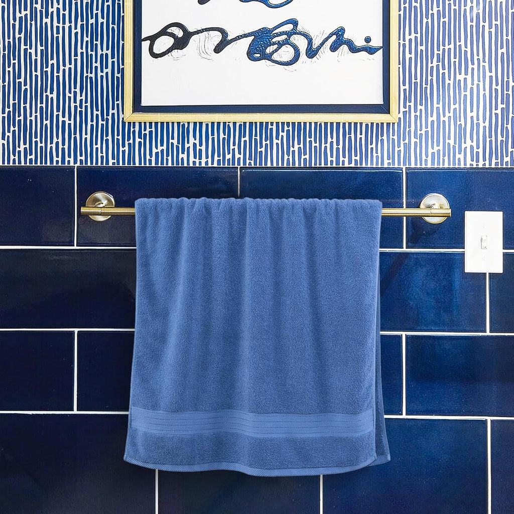 Denim Blue Bath 6 Piece Towel Set