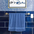 Denim Blue Bath 6 Piece Towel Set