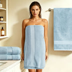 Light Blue 4 Piece Luxury Bath Towels