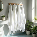White 4 Piece Luxury Bath Towels