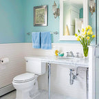 Light Blue Bath Towels Set 6 Piece