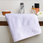 White Bath Towels Set 6 Piece