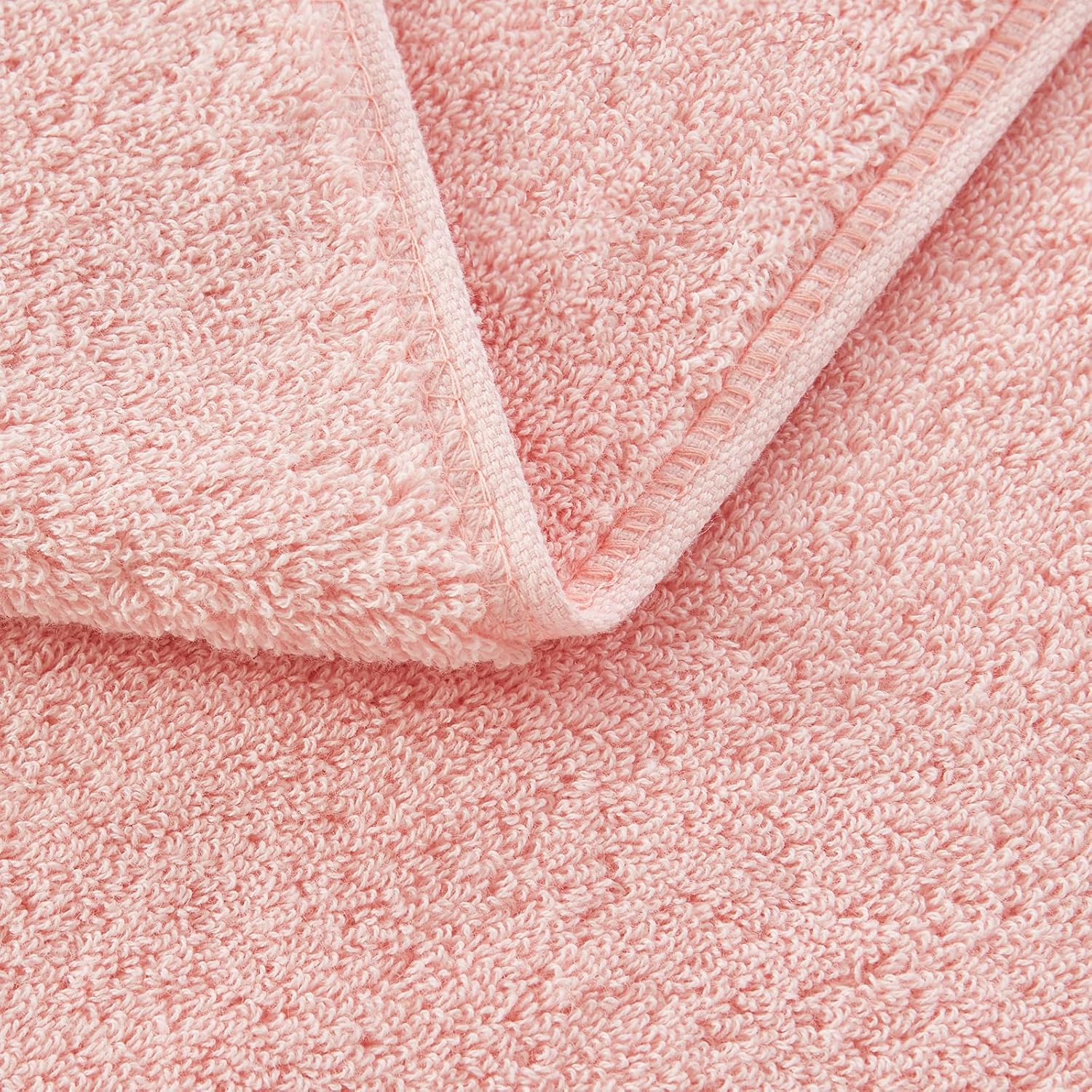 Pink Bathroom Towel Set 6Pcs