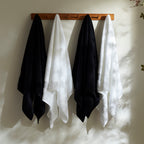 Black+ White 4 Piece Luxury Bath Towels