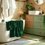Dark Green 4 Piece Luxury Bath Towel