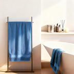 Denim Blue Bath 6 Piece Towel Set