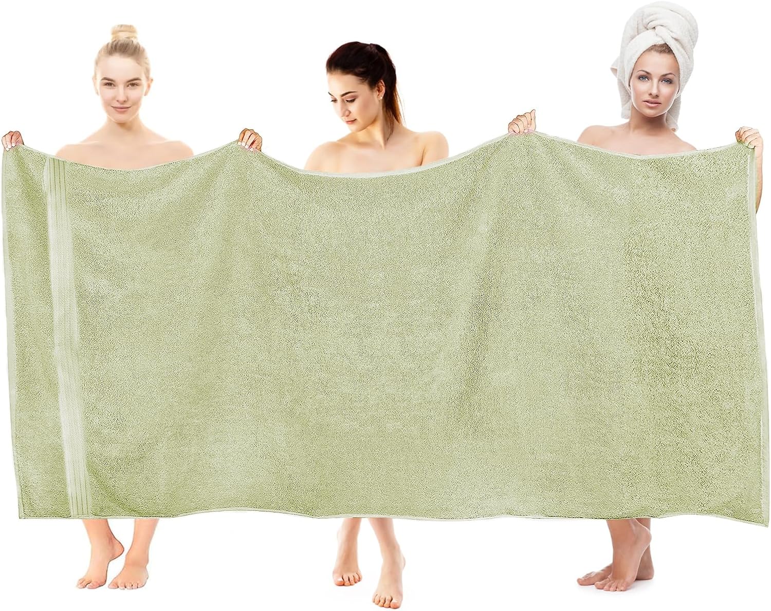 Green-desert Sage Green Bath 6 Piece Towel Set