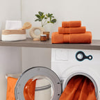 Harvest Pumpkin Orange 6 Piece Towel Set
